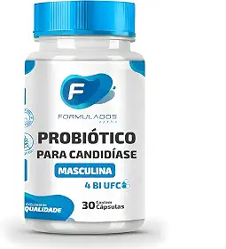 Probiótico Para Candidíase Masculina 4 Bilhões UFC 30 Cápsulas