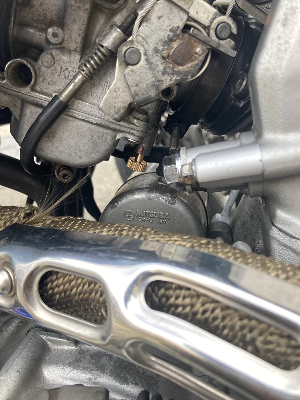 Amazon Alpha Rider オートバイ キャブレター アジャストスクリュー ボルト ネジ アイドルミクスチャースクリュー 調整