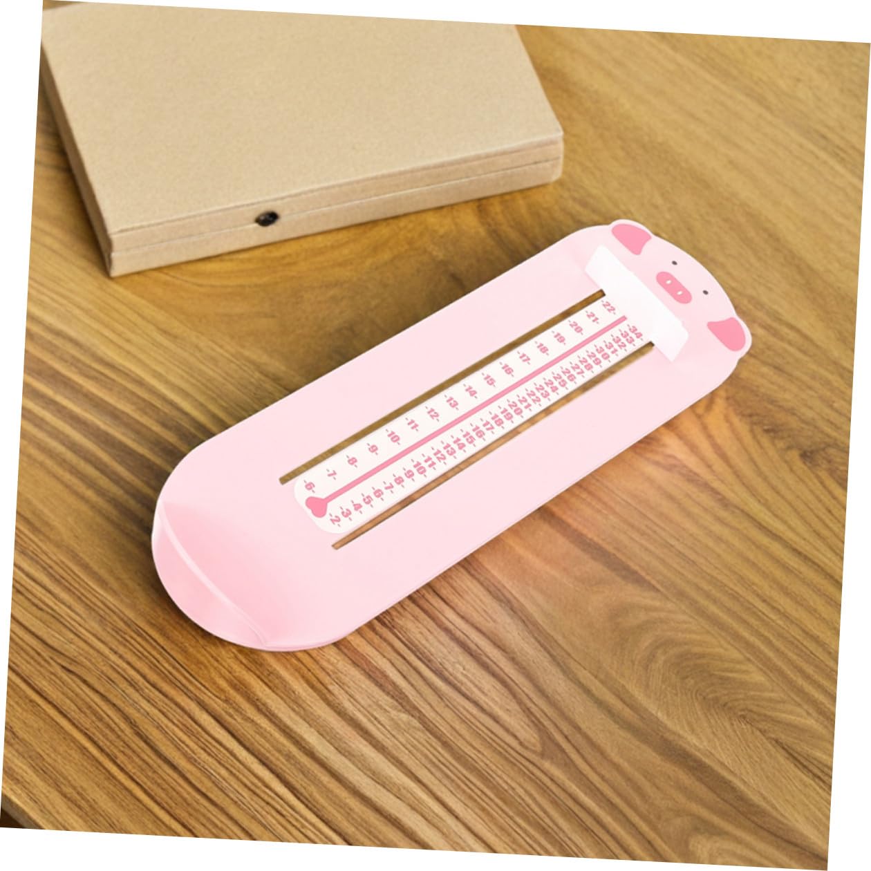 2pcs Foot Measuring Ruler, Shoe Size Measuring Device for 0-8 Years, Foot Length Gauge for Home Shoe Shopping, Pink