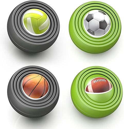 Miniatura 7 de Juguetes de giroscopio para aliviar el estrés juguete sensorial de mano para dedos juguete de escritorio para adultos verde