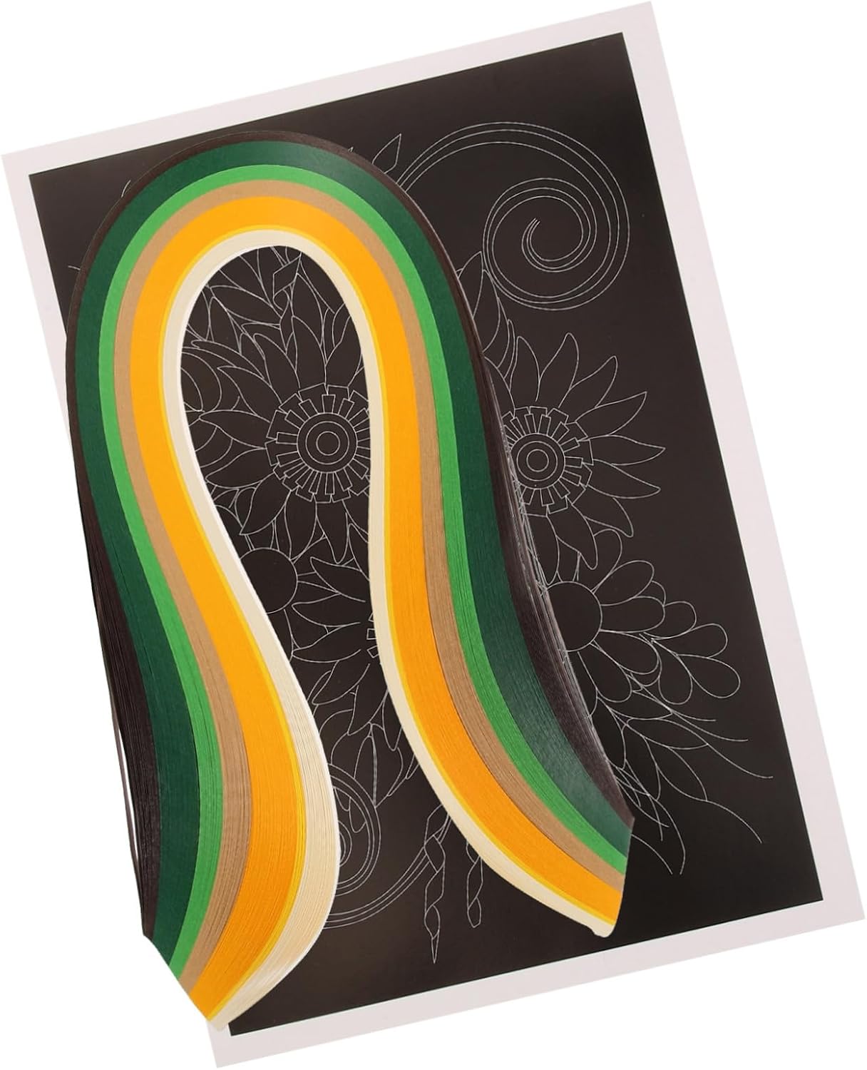 PLAFOPE 1set Quilling Paper Strips Kit for DIY Crafting Designs Lightweight Easy to Use Quilling Flowers Supplies for Creative Projects and Imagination