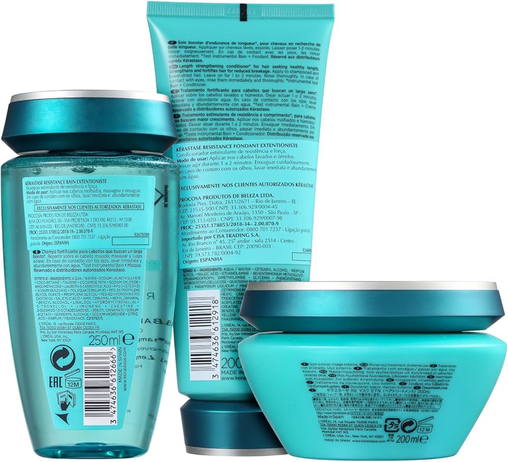 KIT KERASTASE RESISTANCE EXTENTIONISTE 3 : Amazon.com.br: Beleza