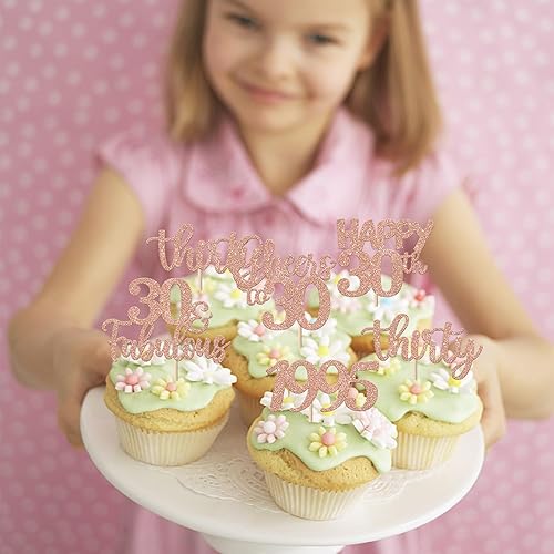 Miniatura 111 de Rsstarxi Paquete de 30 adornos para cupcakes de 15 cumpleaños con purpurina Mis Membrillo 15 desde 2010 Feliz 15º Cupcake Toppers Quince Cheers to