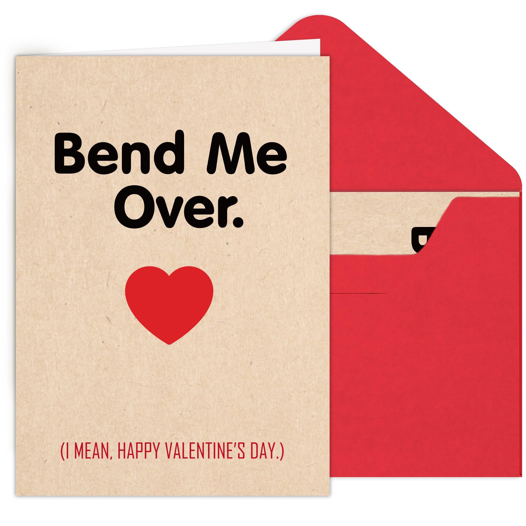 Naughty Husband Valentines Day Card, Bend Me Over Calentines Day Card for Him Boyfriend Husband Fiance, Raunchy Husband Valentines Card from Wife, Funny Valentines Gifts for Men