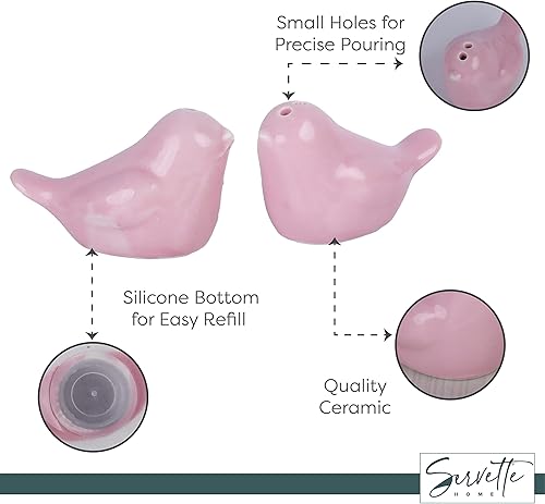 Miniatura 4 de Mini salero y pimentero rosa