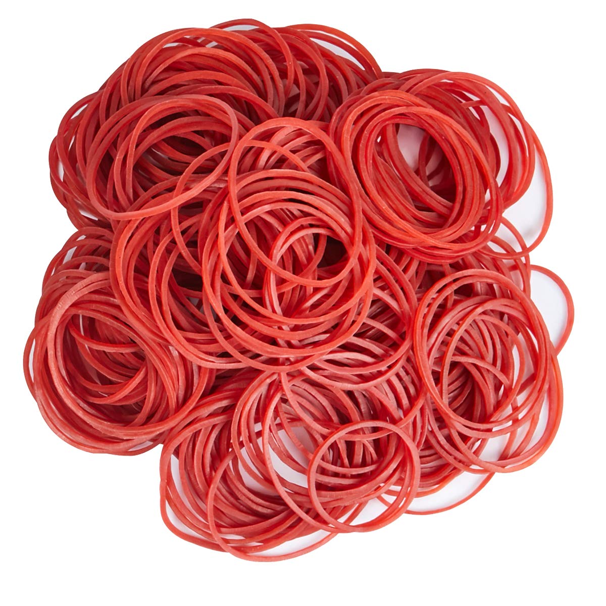 Gomas de Goma Elástica Negras, Elasticos, 300 Unidades, para Oficina, Escuela, Hogar, Tamaño 16