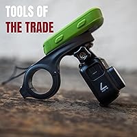 Vista 6 de KOM Cycling Wahoo Elemnt & Elemnt - Soporte de manillar delantero atornillado de soporte de bicicleta diseñado para Wahoo Elemnt & Elemnt Bolt &