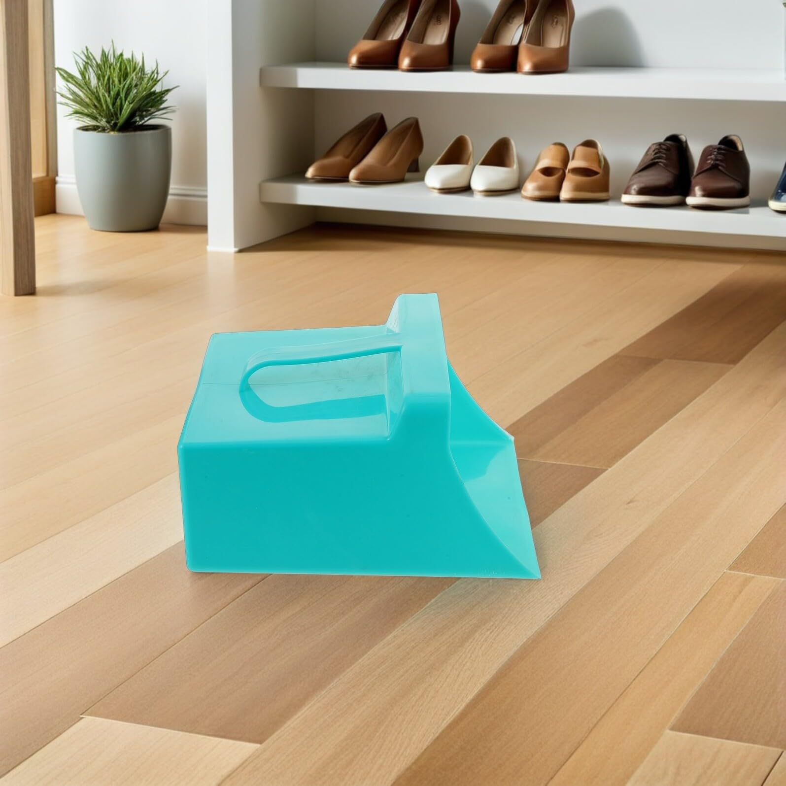 Tragbare Kunststoff Kehrschaufel mit Griff für Mühelose Müllsammlung im Haushalt und Garten Leichtes Ergonomisches Design für Komfortable Reinigung