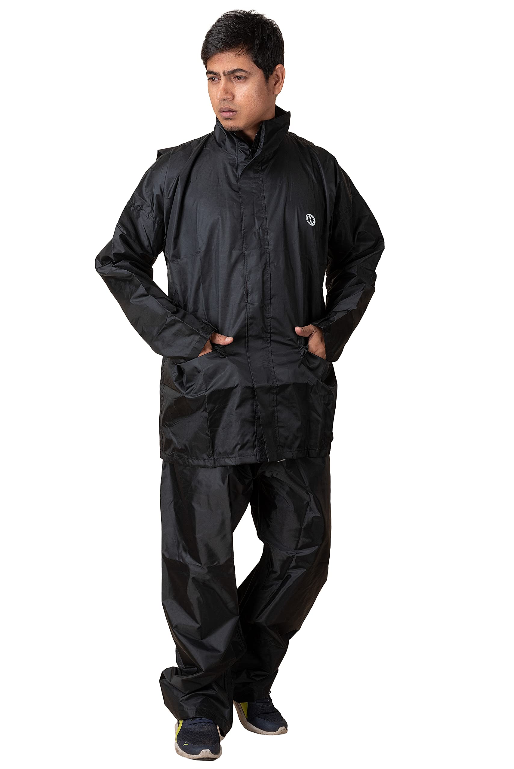 THE DRY CAPE ; LET IT RAIN Branded rain Coat for Men Full Waterproof Best Bike scooty Bikers Suit (Bike Rider)