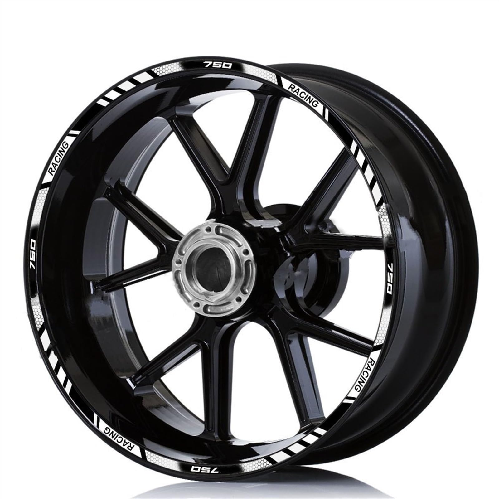 Motorcycle Accessories Wheel Stickers Reflective Decals Rims for Kawasaki for Z750 for for Z 750(Color3)