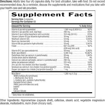 Country Life Maxi-Hair Plus 5000 mcg Biotin, 240 Vegetarian Capsules