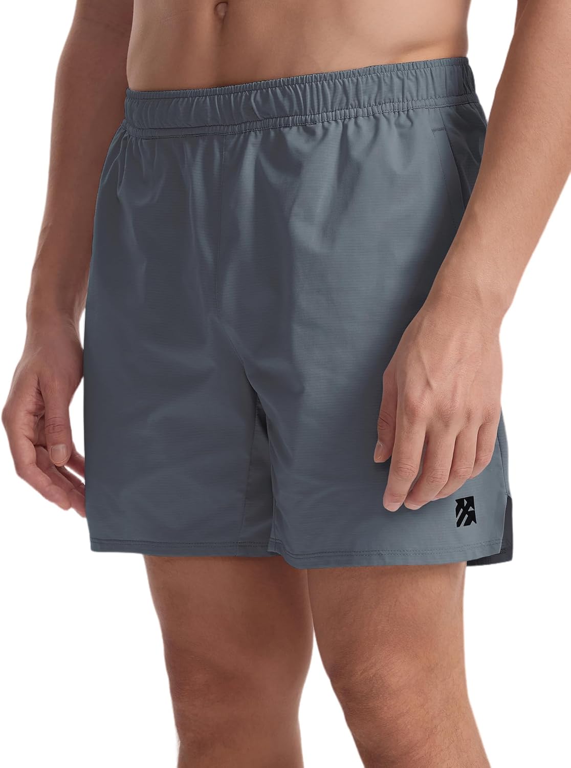 Mens Tennis Pickleball Shorts Moisture Wicking 5" Camping Hiking Workout Running Shorts with Back Zip Pocket