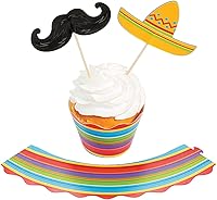 Vista 1 de Fun Express Envoltorios para cupcakes Fiesta con púas (150 piezas) para 50 golosinas