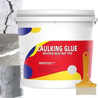 Detroitrain Now, 2025 New Barreled Detroitrain Concrete Crack Filler, Slab Concrete Crack Waterproof Repair Sealant, for Ground, Wall, Stairs, Floor (Gray,1KG)