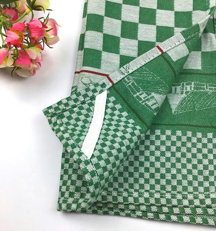 60 * 60cm 2/4/6 Stück grüner Ochse Bedruckt quadratisch 100% Baumwolle Tischservietten Matte Blockdruck Baumwollservietten waschbar Bedruckt blaugrünes Handtuch wiederverwendbar