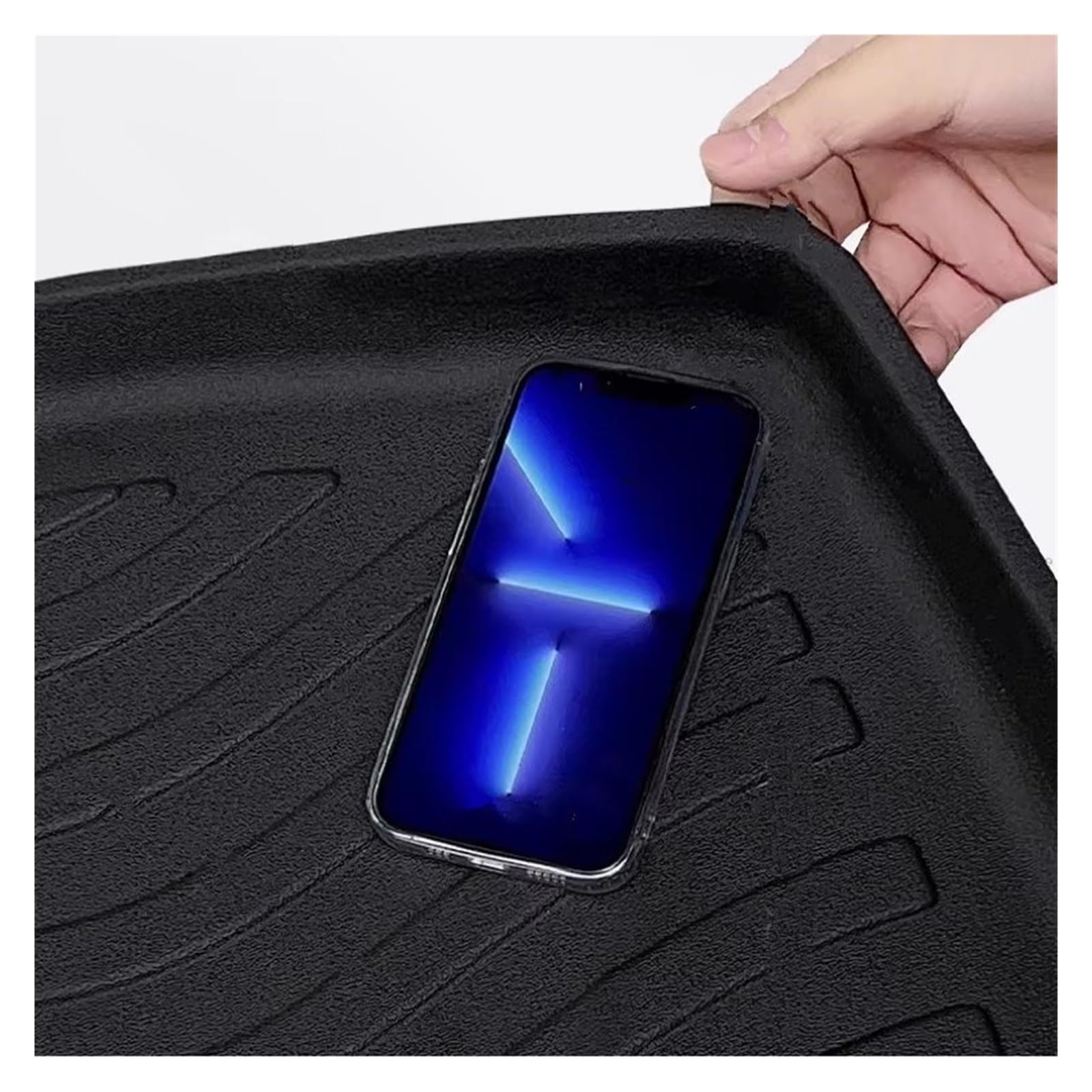 Alfombrilla Maletero Coche para Ebro S400 para HEV para Chery para Tiggo 4 para CSH para PHEV 2025 2026 TPE Estera De Maletero Bandeja Revestimiento Protector Barro(Trunk-Mat)