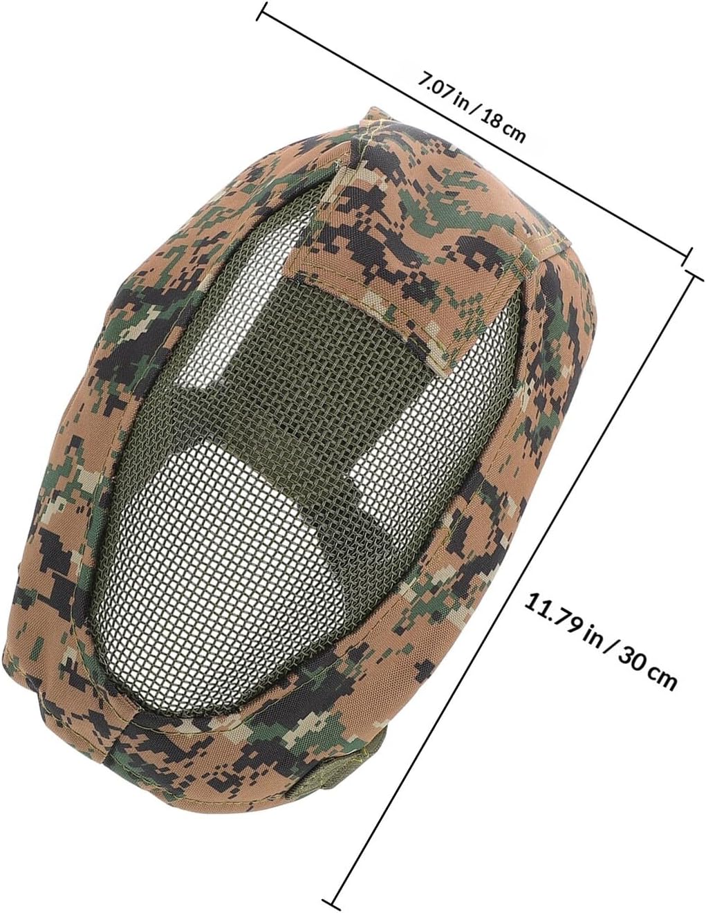 Full Face Fencing Mesh Mask V3 Steel Wire Safety Gear Lightweight Protective Hood for Outdoor Combat and Hunting Sports