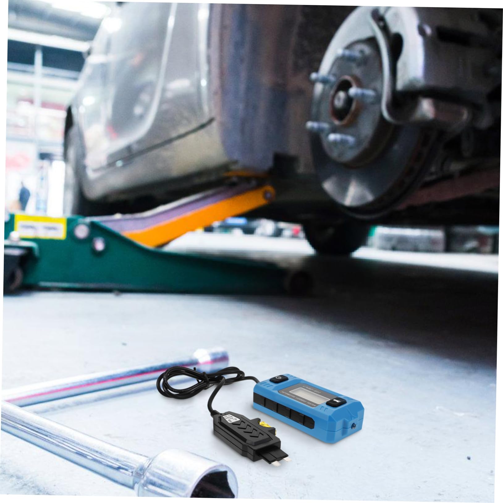 BESTYASH Tester per Fusibili Auto Digitale Misuratore di Micro Scuro senza Batteria, Strumento Elettrico in Abs per Controllo Circuiti Veicolari