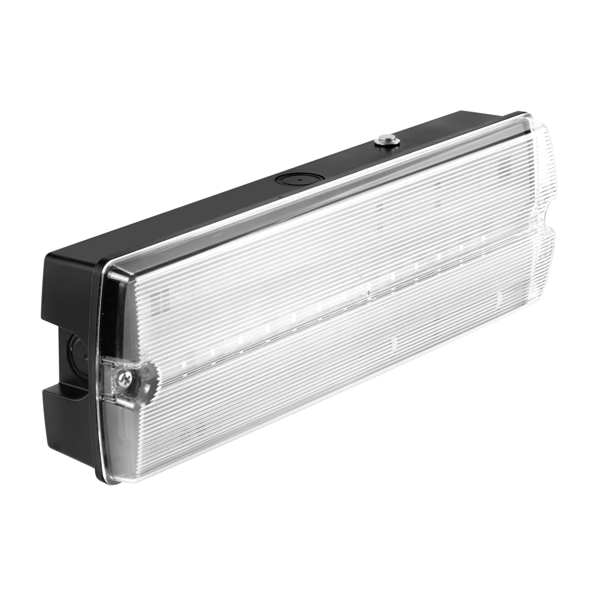 Notleuchte schwarz LED IP65 Notbeleuchtung Rettungszeichenleuchte Fluchtwegleuchte Notlicht