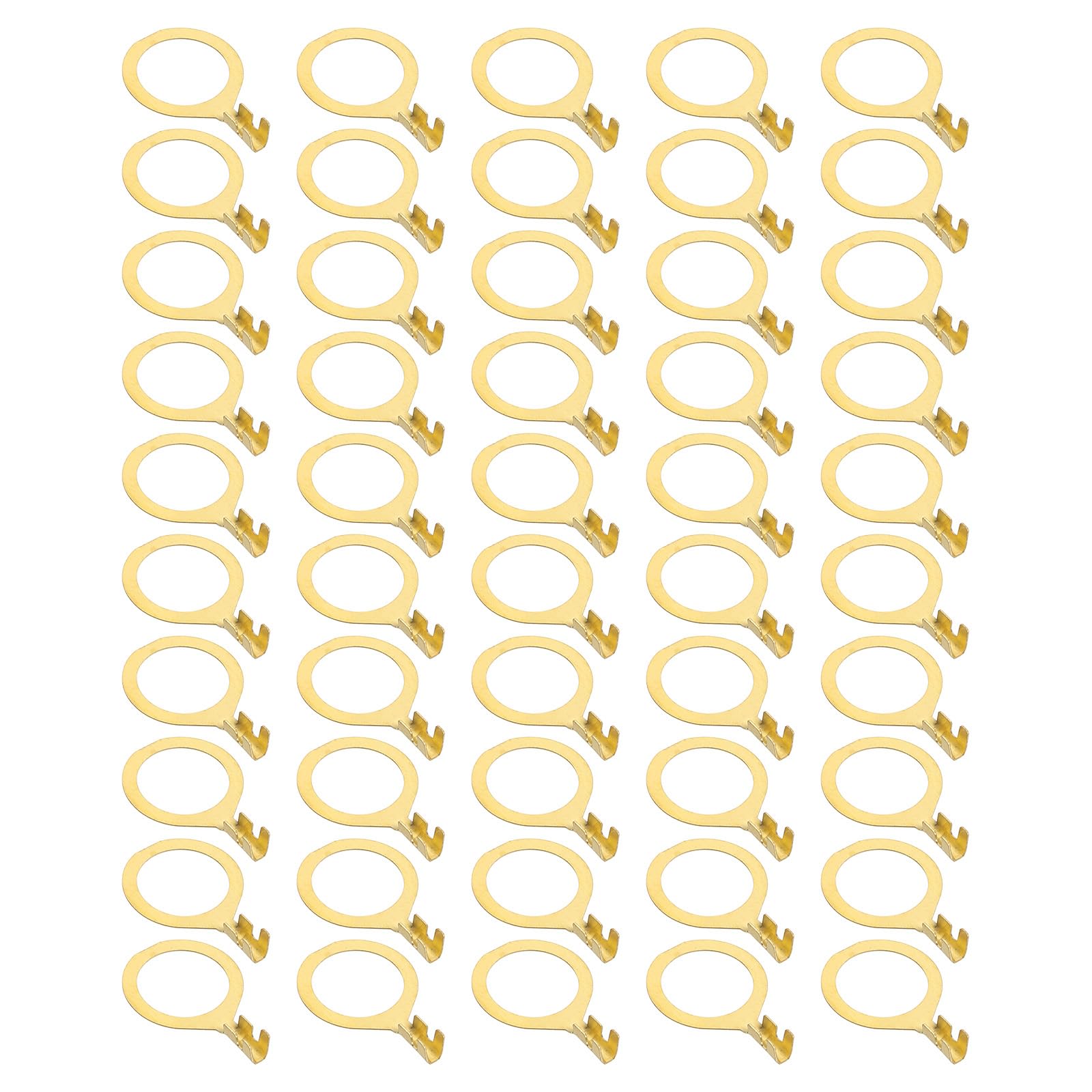 PATIKIL 100 Pcs Copper Ring Terminals