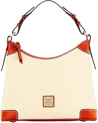 Dooney & Bourke Handbag, Pebble Grain Hobo Shoulder Bag - Bone