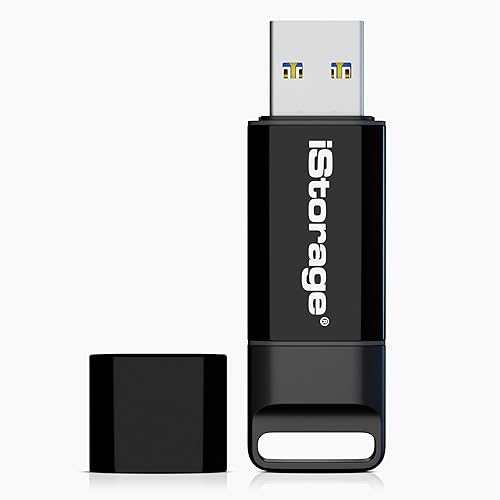 iStorage datAshur BT 64 GB Unidad flash segura cifrada Desbloqueo a través de smartphone mediante Bluetooth Certificado FIPS 140-2 Nivel 3 Listo
