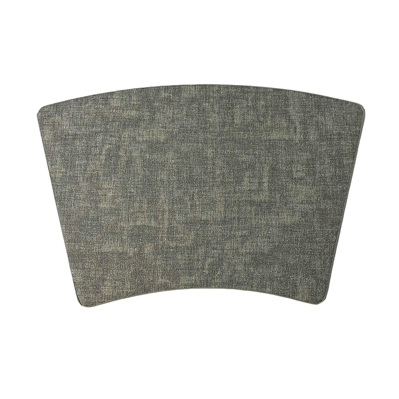 Placemat - Juego de 10 manteles individuales, color gris claro, 30 x 34 x 48 cm, para cocina y comedor