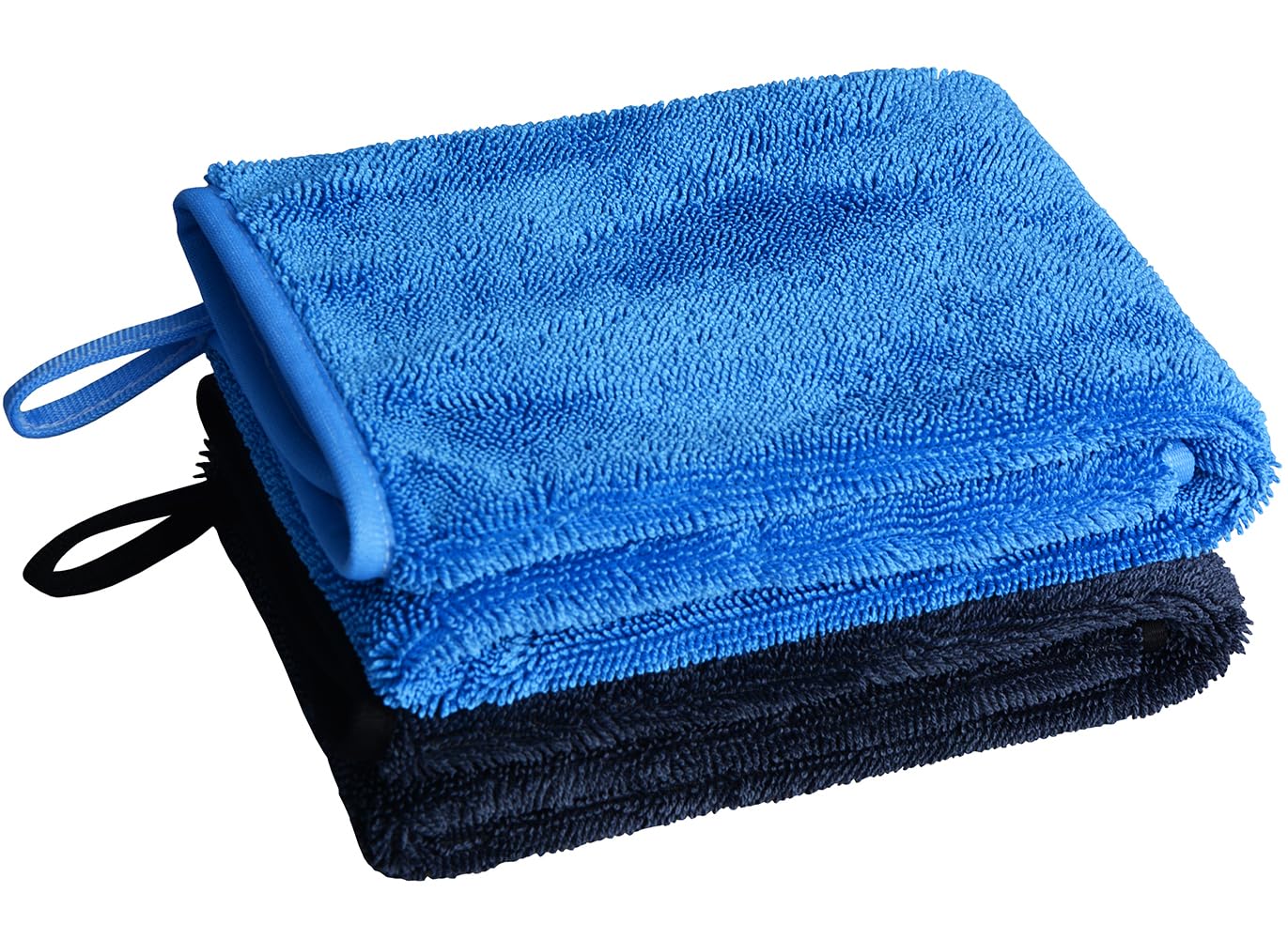 MAYOUTH Car Drying Towel Super Absorbent Microfibre Car Cleaning Cloths 600gsm Twisted loop Scratch-Free for Auto Washing Detailing Motorcycles Polishing Window Glass Lint Free (2pack, 40X60cm)