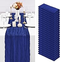 Vista 82 de Showgeous 10 Pack Baby Pink Cheesecloth Table Runner 10FT Long Semi-Sheer Gauze Table Runner Boho or Rustic Wedding Decor for Wedding Decor Arch