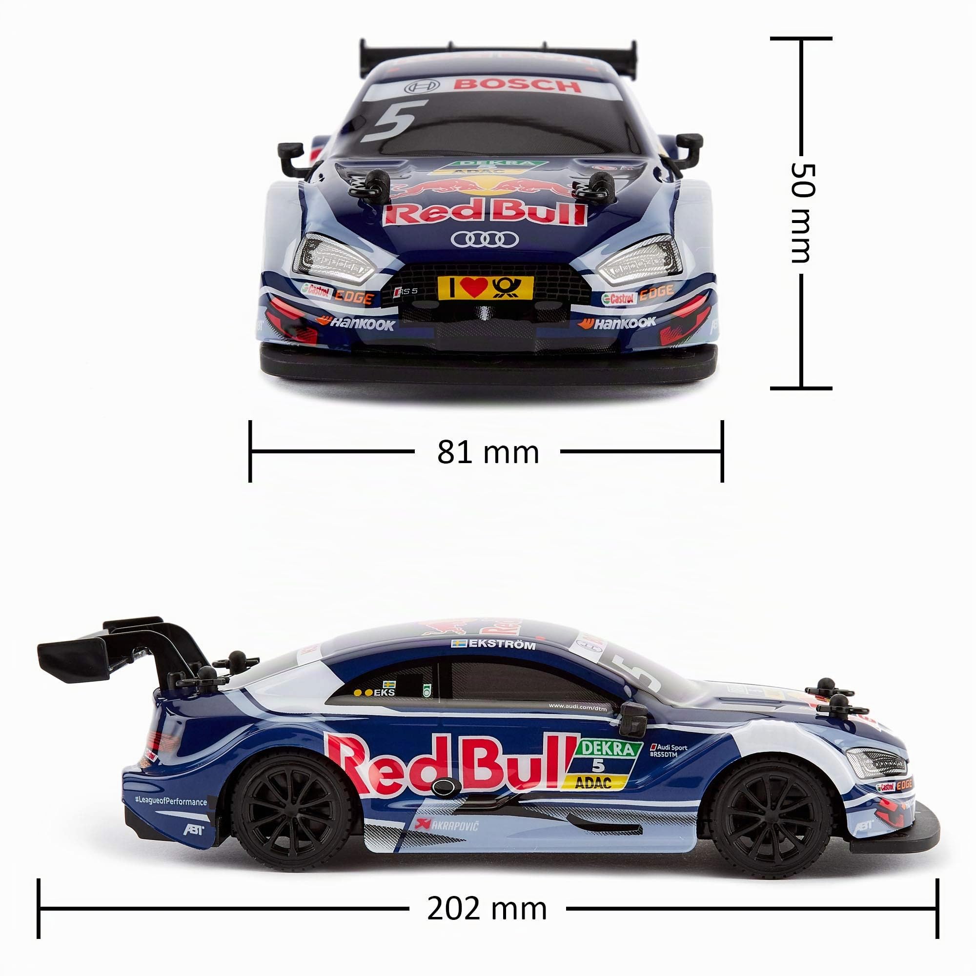 CMJ RC Autos Zwillingspack: Offiziell lizenzierte Audi RS5 DTM & Mercedes AMG C63 DTM Maßstab 1:24 2.4Ghz Ferngesteuerte Autos – Perfekt für Rennsportfans