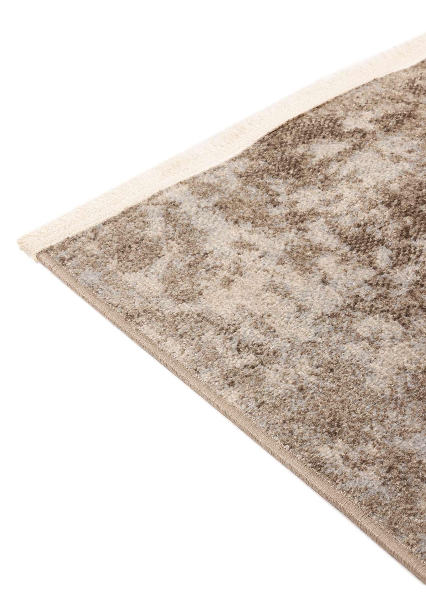RugVista Solo Teppich, 160 x 230 cm, Beige/Grau