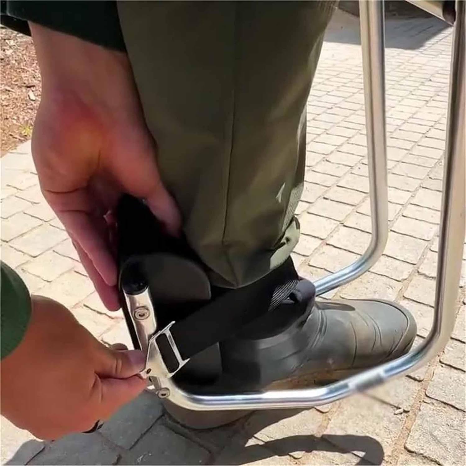 DaoGeSir Asiento De Rodilla para Jardinería, Protección Ergonómica De Rodilla Y Soporte para Tobillo Rodilleras De Jardinería Taburete para Arrodillarse Cojín para Reposapiés(2)