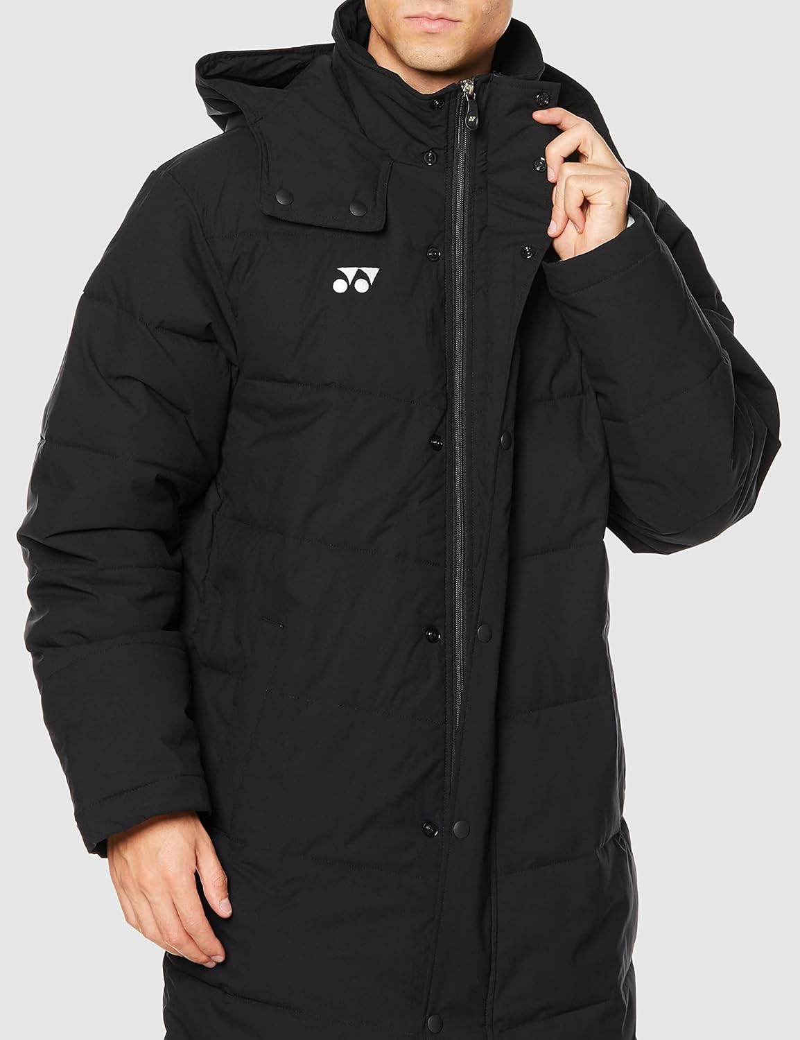 ヨネックス　ベンチコート　ダウン　中綿　ジャンパー　ブラック　O ヨネックス ベンチコート ダウン 中綿 ジャンパー ブラック O YONEX