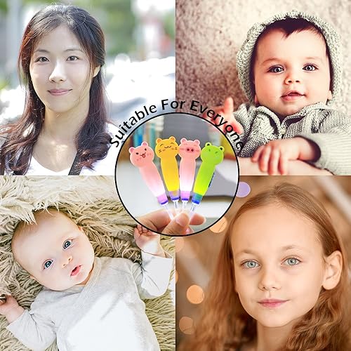 Miniatura 8 de BonnyEars - Herramienta de eliminación de cera de oído con luz LED para niños pequeños, bebés, bebés y adultos | Kit removedor de cera de oídos de