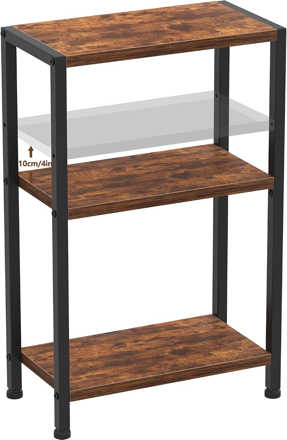Heybly Small Narrow Side Table for Small Space, Thin Bedside TableHET006SR1