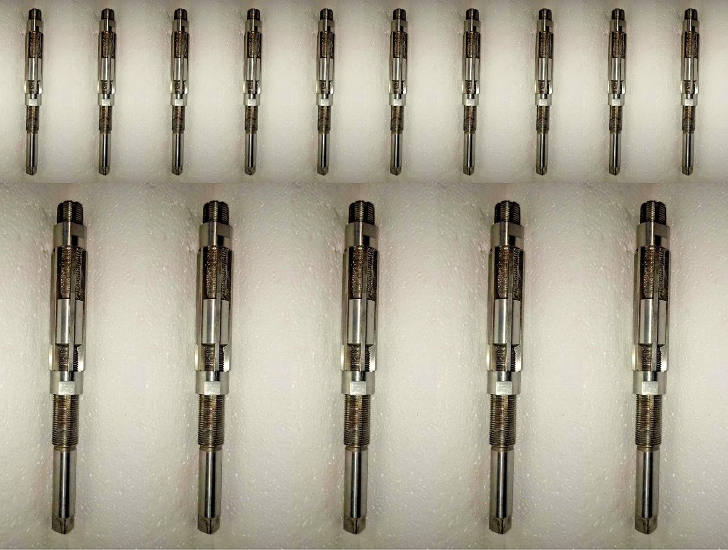15 pcs ADJUSTABLE HAND REAMER SET H-V TO H-11 SIZES 1/4" To 1-1/16"-AMZN