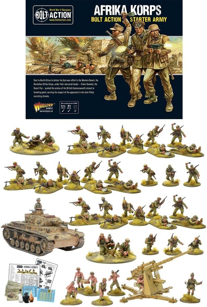 WARLORD GAMES 405002002 Tripulación Panzer alemana (finales de la guerra), Warga