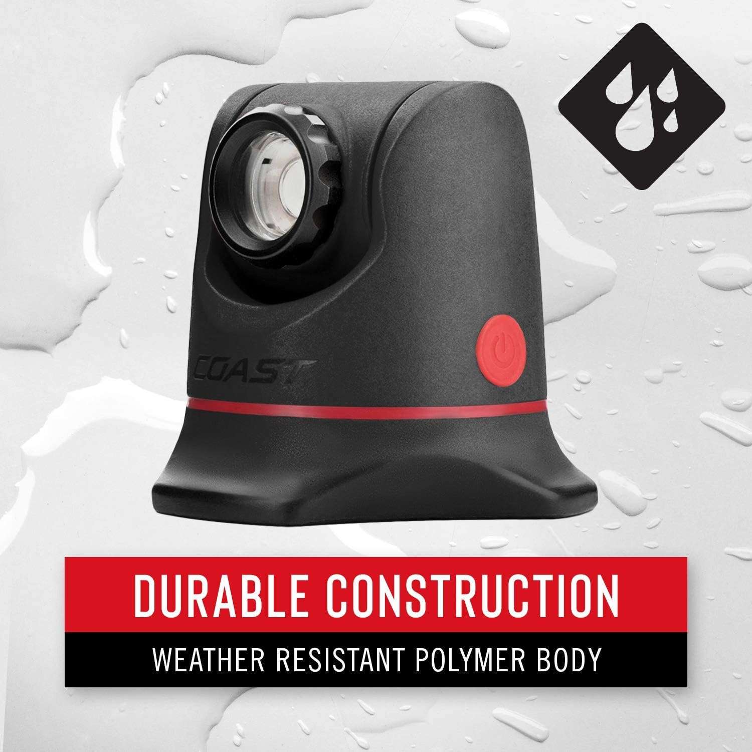 COAST PM450 Work Light demonstrating weather resistance