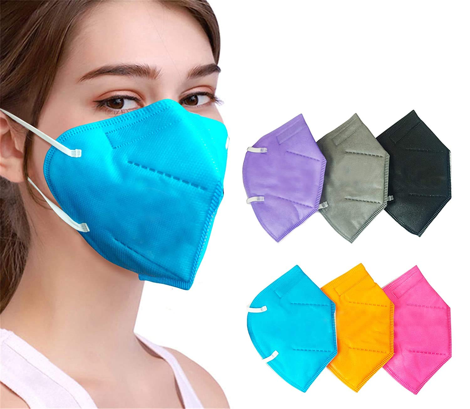 GreatDio® (1Pc KN95 Mask) By Secureye High Filtration Capacity Anti