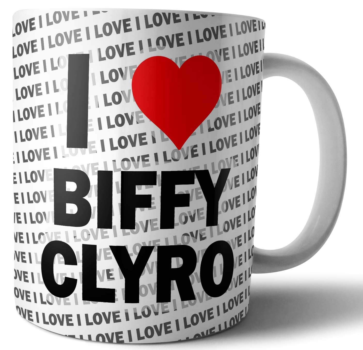AK GiftshopAK Giftshop I Love Biffy Clyro - Tea - Coffee - Mug - Cup - Birthday - Christmas - Gift