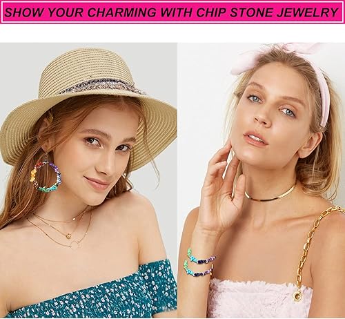 Miniatura 8 de 1000 cuentas de piedra de cristal para la fabricación de joyas, cuentas de piedra natural de 0.315 a 0.315 pulgadas, piedras preciosas irregulares