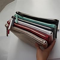 Vista 6 de Bolso de piel sintética para mujer, grano de cocodrilo