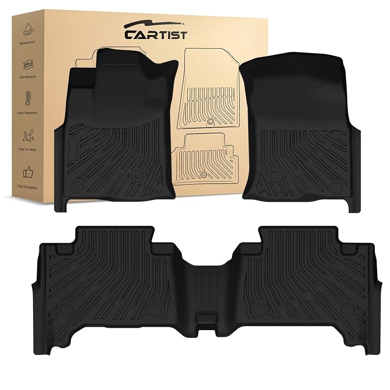 Tapetes Automotivos em Borracha para Toyota 4Runner 2003–2009, 4ª Geração, Pretos, CARTIST