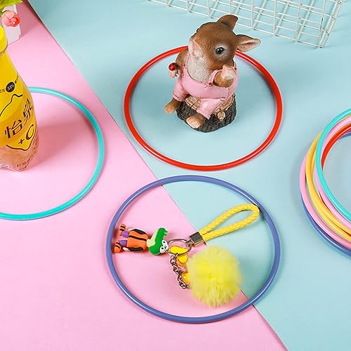 Miniatura 7 de Hysagtek 21 anillos de plástico para lanzar carnaval para adultos, suministros de fiesta divertidos, suministros de recuerdo de fiesta, anillos de