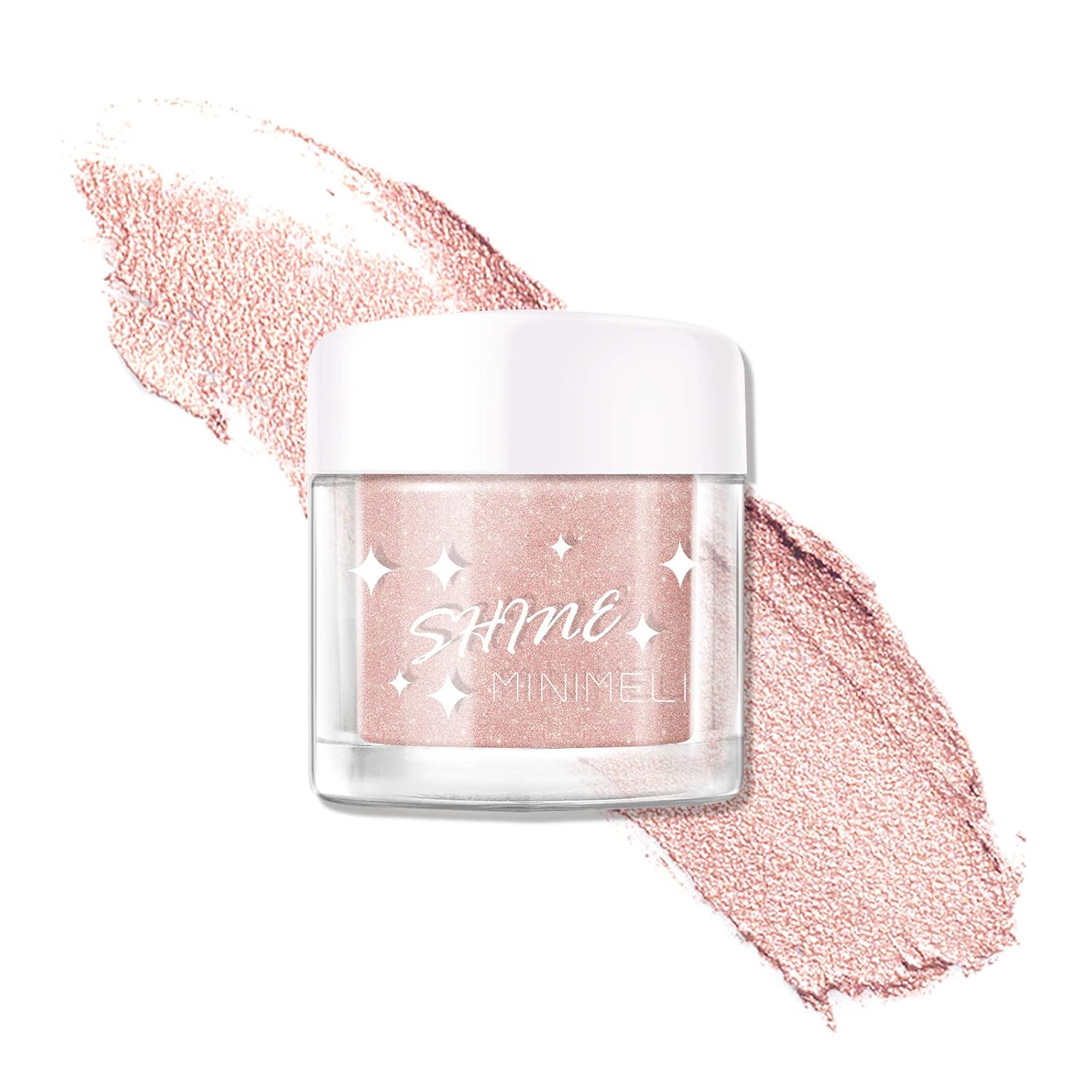 3 Colors Shimmer Eye Face Powder Makeup Set, Glitter Shine Smooth Powder High Pigmented, Long Lasing, Multi-Function for Eyeshadow Lip Body Make Up, 0.08Oz : Beauty & Personal Care