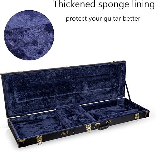 Miniatura 90 de Crossrock Caja de madera para guitarras estilo bajo de precisión derecha Tweed de vinilo (CRW620PBTW)