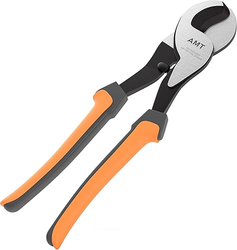 Miniatura 6 de AMERICAN MUTT TOOLS Cortadores de cables de 10 pulgadas de alta resistencia  Cortadores de alambre resistentes para cable de cobre y audio