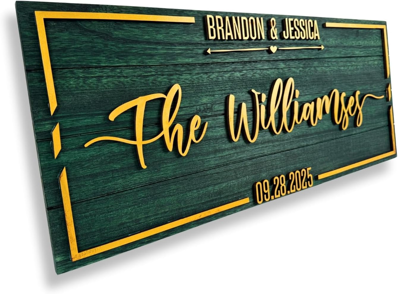 Personalized Wedding Gift,Bridal Shower Gift,Last Name Established Sign,Mr And Mrs Sign,Wood Wedding Sign,Name Heart Sign,Couples Gift,Personalized Family Last Name Signs For Home