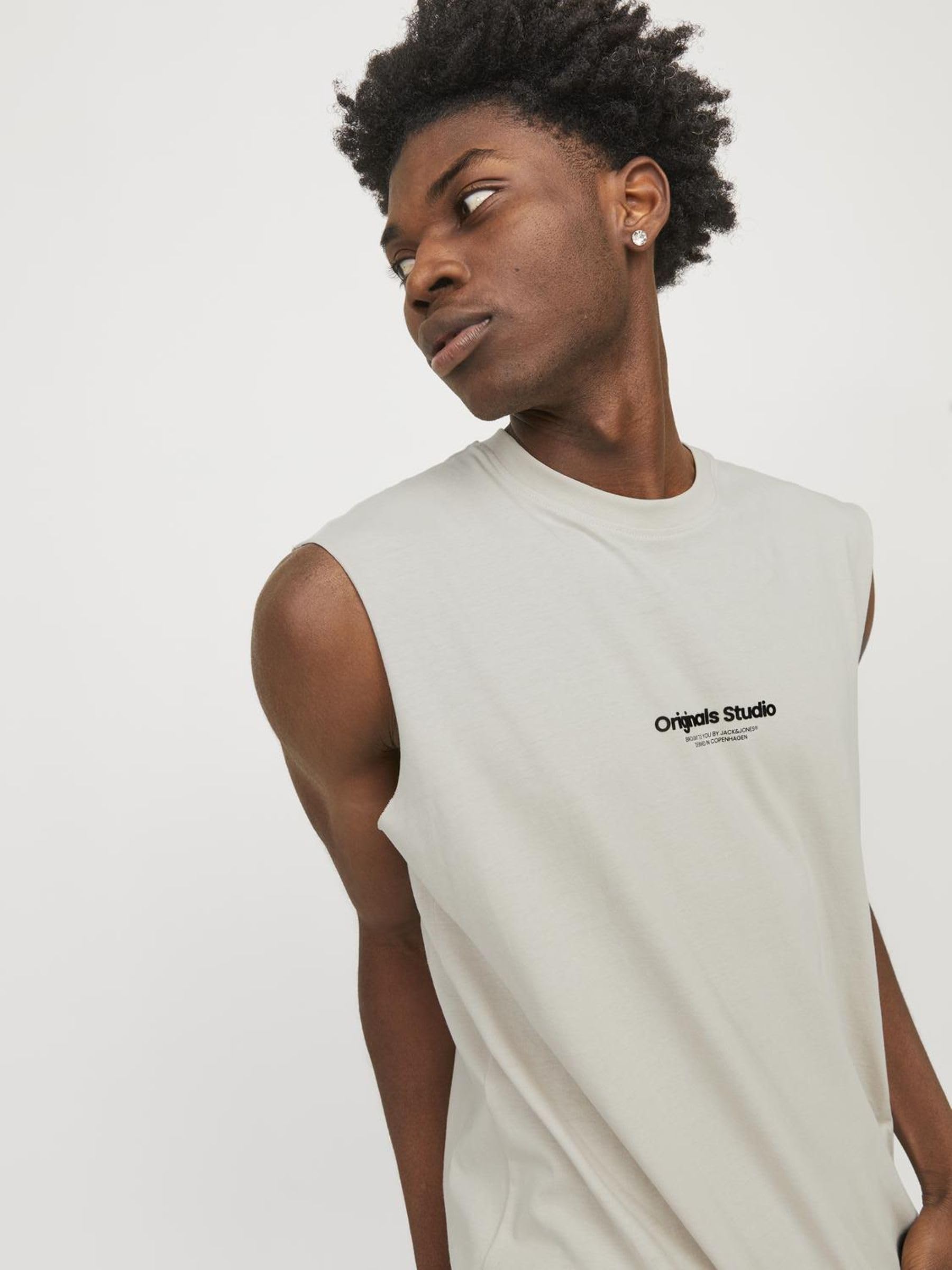 JACK & JONES Male Tanktop Gedruckt Tanktop