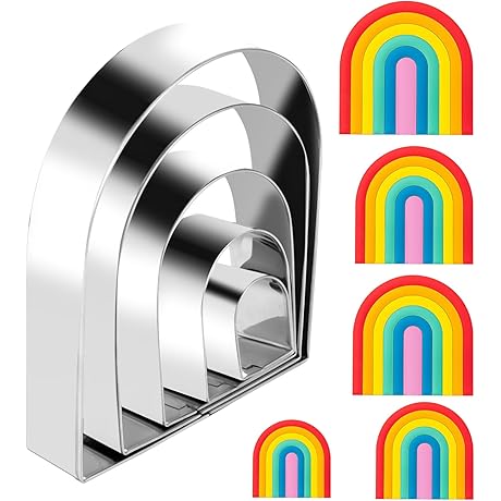 5-Pack Arch Cookie Cutter Set by Prasacco: Culinary Precision, Endless Delight